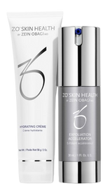 ZO Exfoliation Accelerator (1 Fl. Oz.) + Hydrating Crème (2 Fl. Oz.) Travel Size Duo