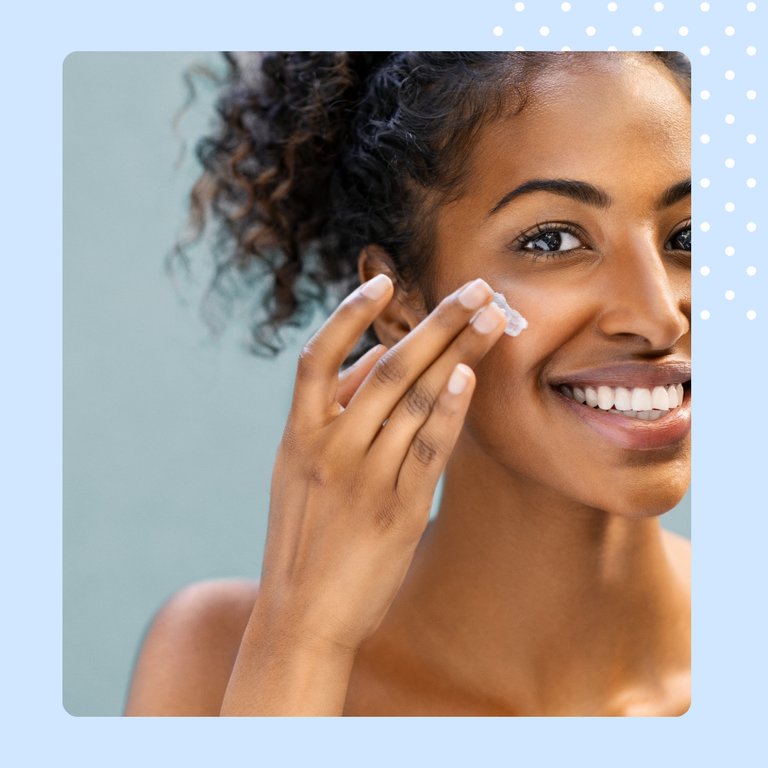 Woman with glowing skin | Skincare