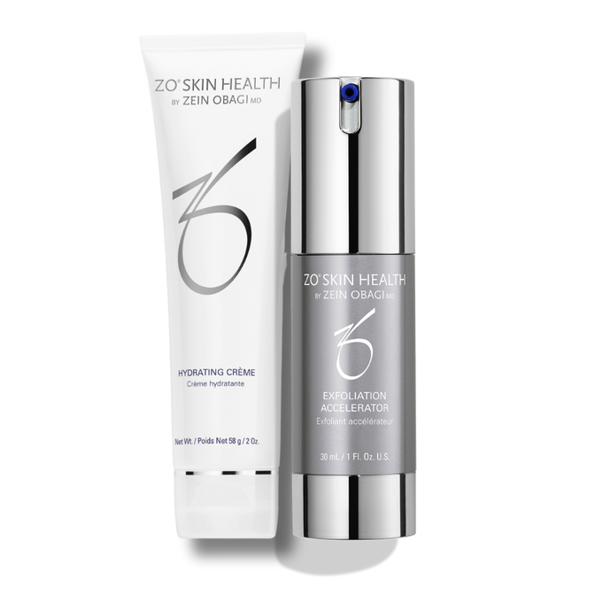 ZO Exfoliation Accelerator 30ml + Hydrating Crème 58g Mini Duo